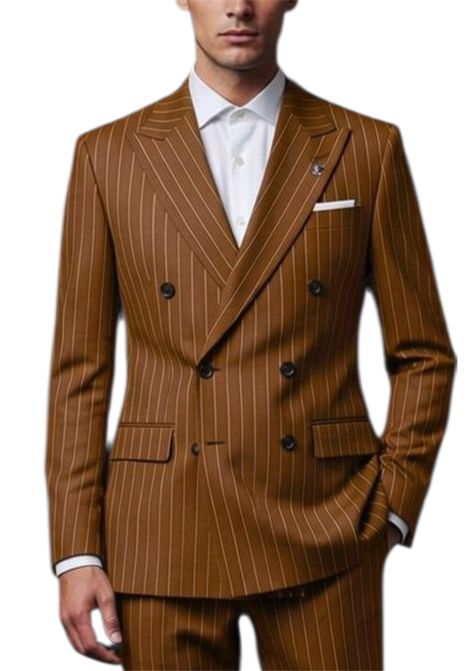 abito doppio petto gessato BERRY & BRIAN | Abiti | 40BB3028 26313828